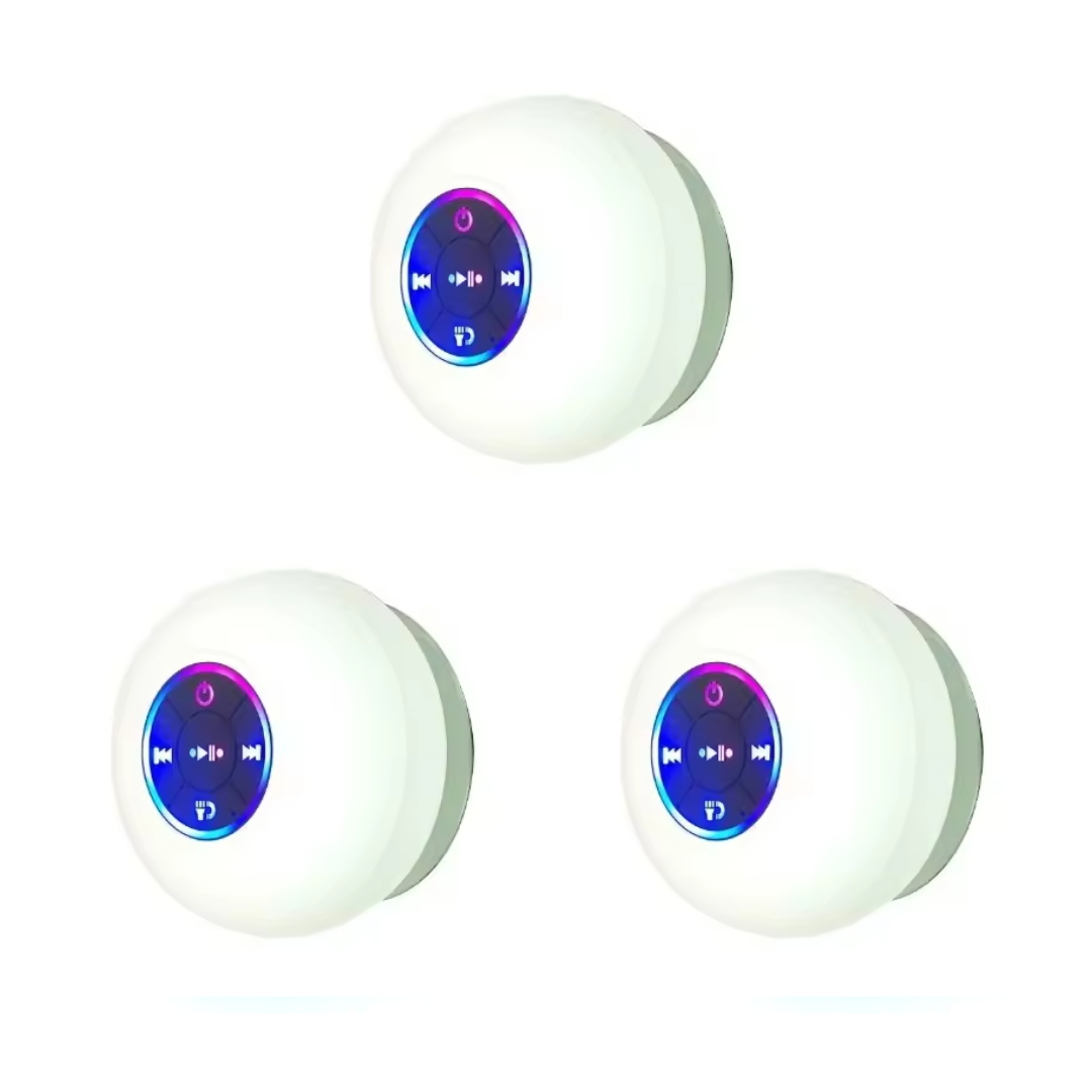 Altavoz Bluetooth Impermeable Con Ventosa