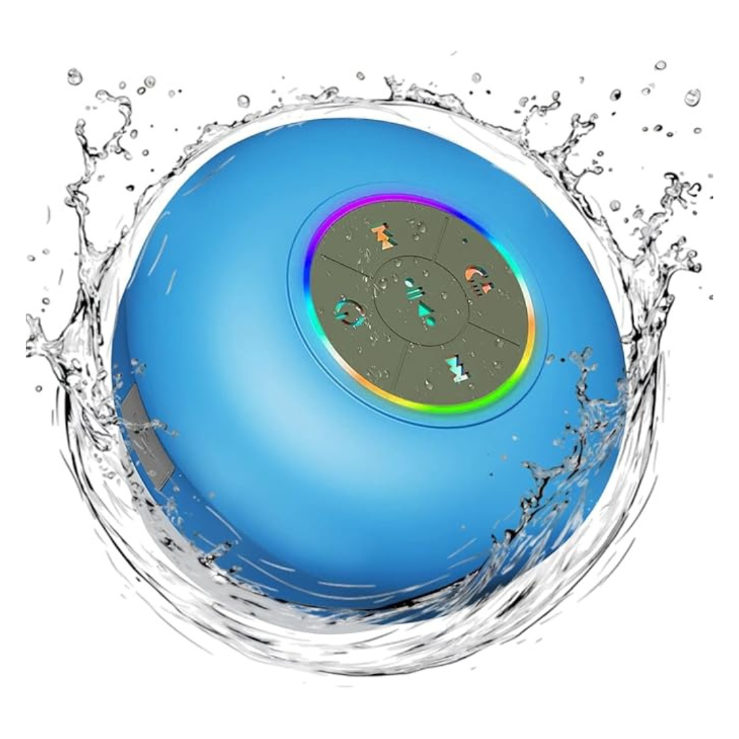 Altavoz Bluetooth Impermeable Con Ventosa